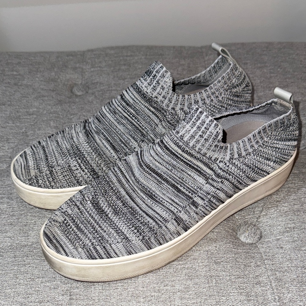 Steve Madden Charcoal Knit Slip-On Shoes